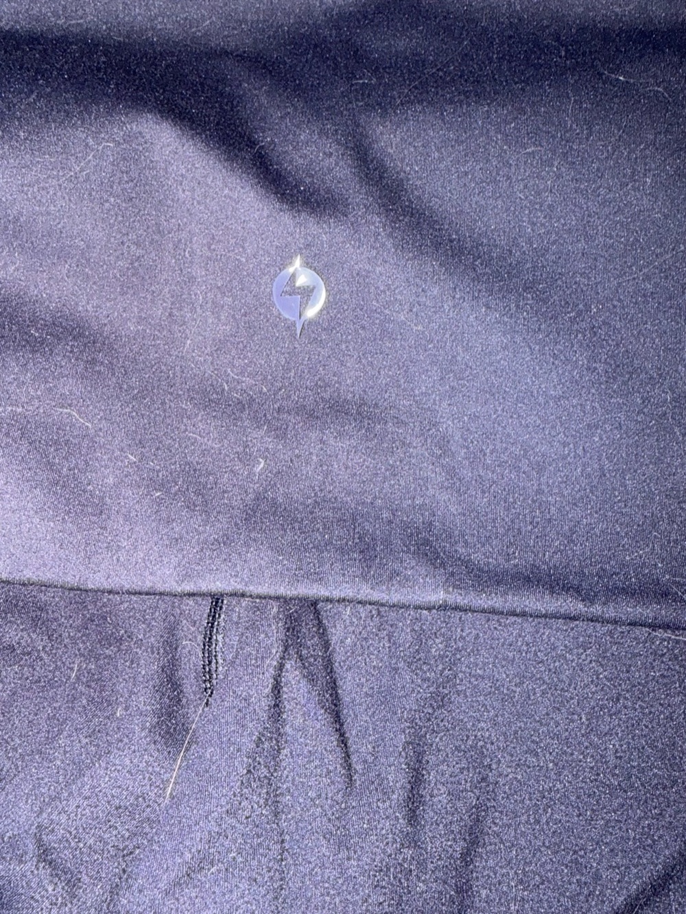 POPFLEX Cool Black Capri Foldover Leggings - Picture 7 of 7